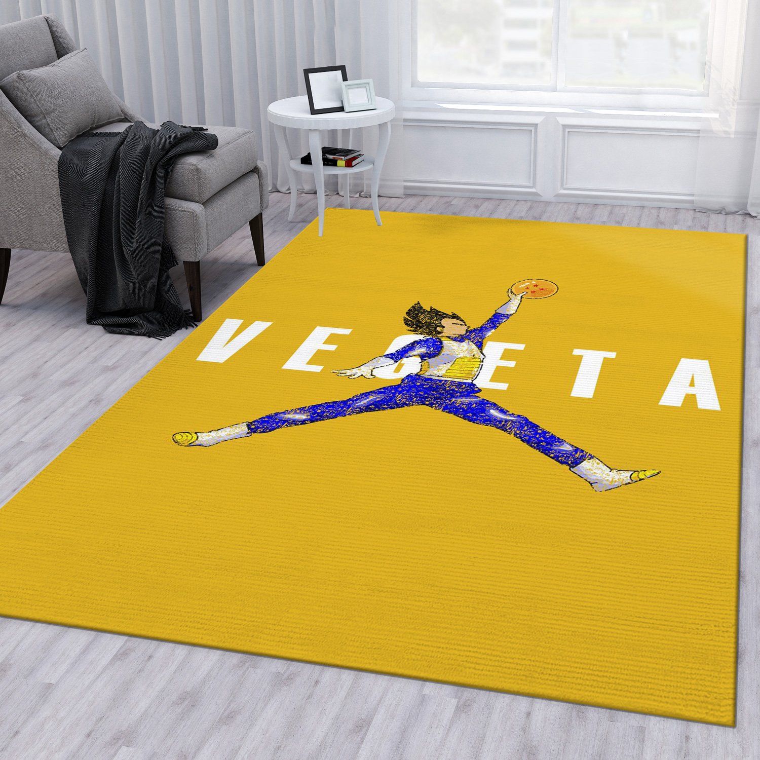 Vegeta Jumpman Jordan Area Rug Living Room Rug US Gift Decor