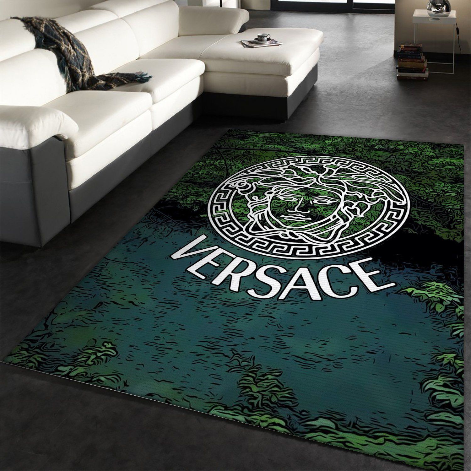 Versace Area Rug Living Room Rug Christmas Gift US Decor