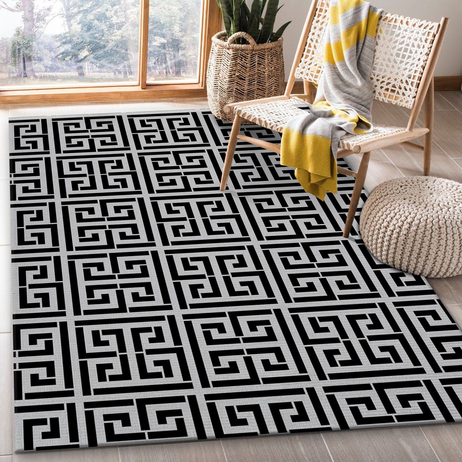 Versace Fashion Brand Living Room Rug Home US Decor