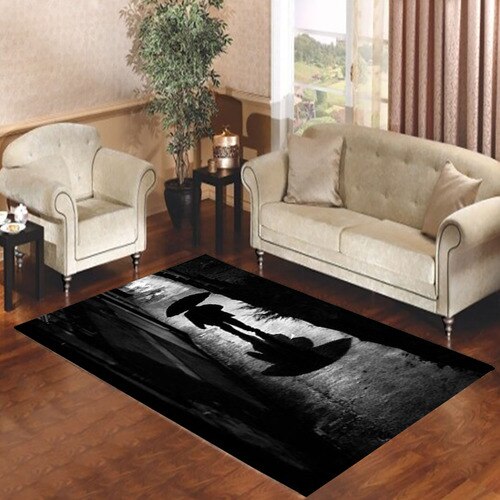 A Rainy Night Walk Living room carpet rugs