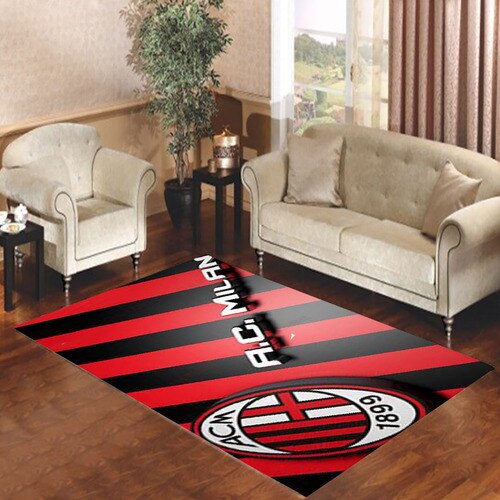 AC Milan Logo 3 Living room carpet rugs