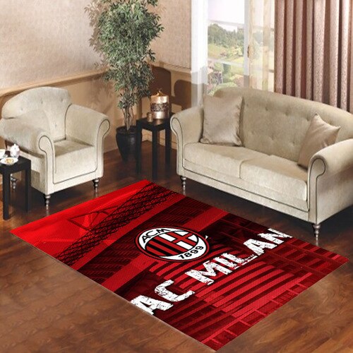 AC Milan Soccer Logo Stadium Living room carpet rugs