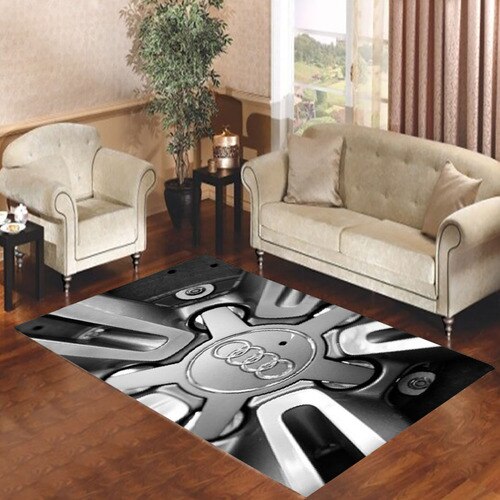 AUDI R8 FSI WHEEL Living room carpet rugs