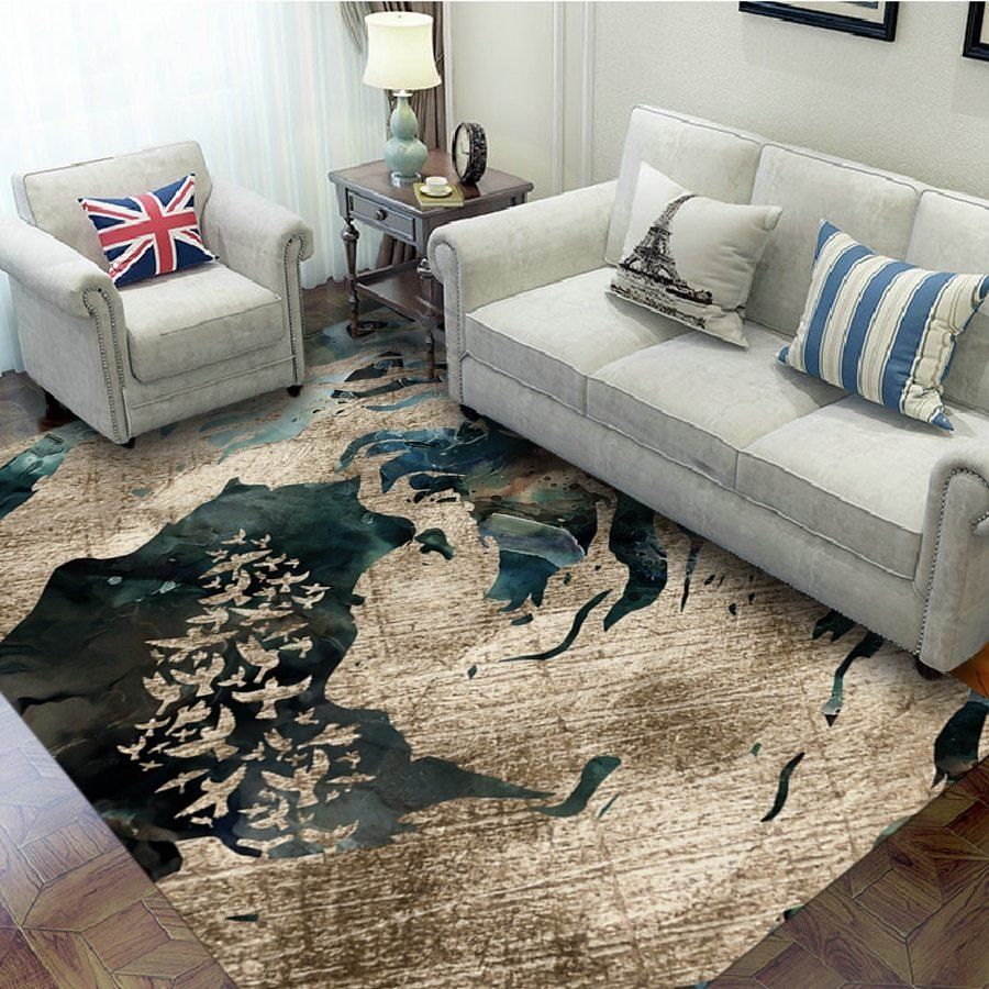 Abstract Bird Rug Carpet