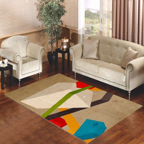 Abstract Geometric Art Living room carpet rugs