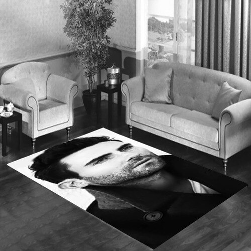 Adam Levine Black and White Living room carpet rugs