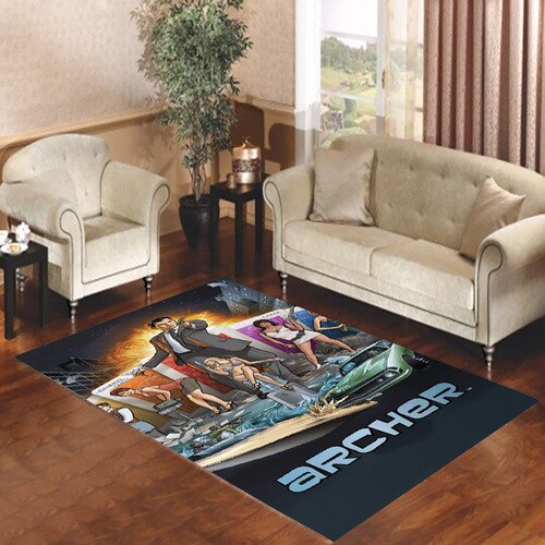 Agent Archer Living room carpet rugs