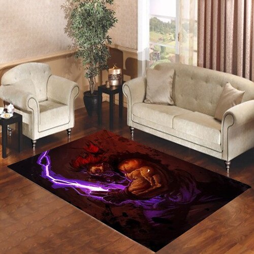 Akuma Street Fighter Living room carpet rugs