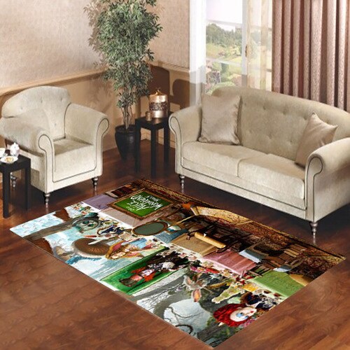 Alice And Wonderland Party Living room carpet rugs