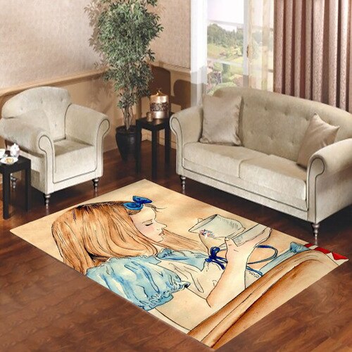 Alice Drink Tea Living room carpet rugs