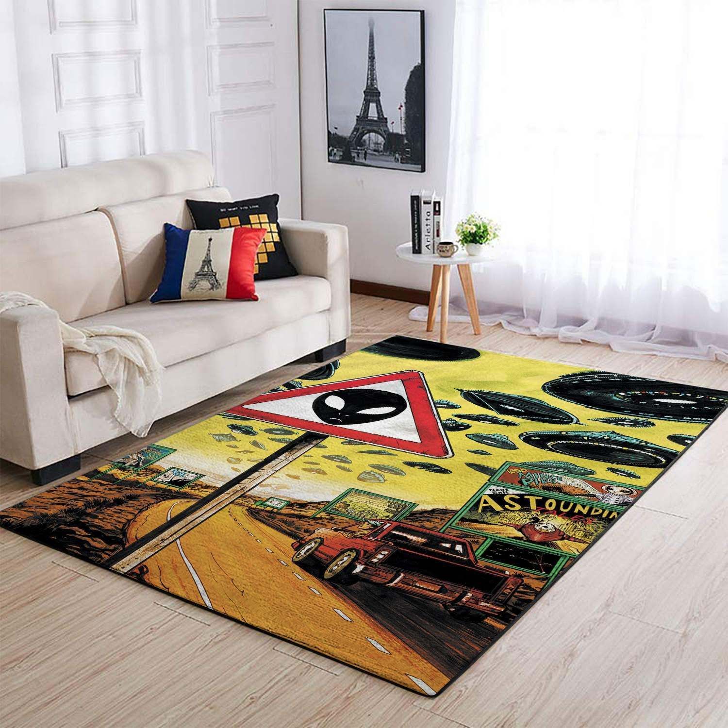 Aliens Area Rug Carpet