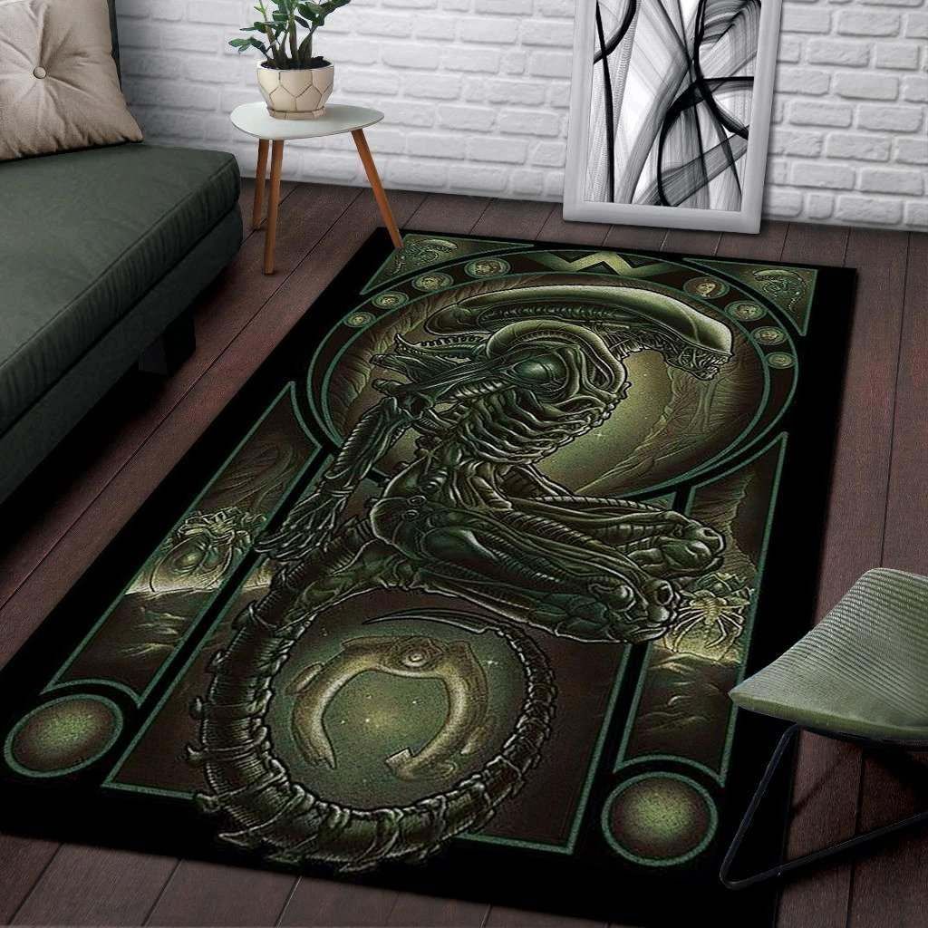 Aliens Area Rug Carpets