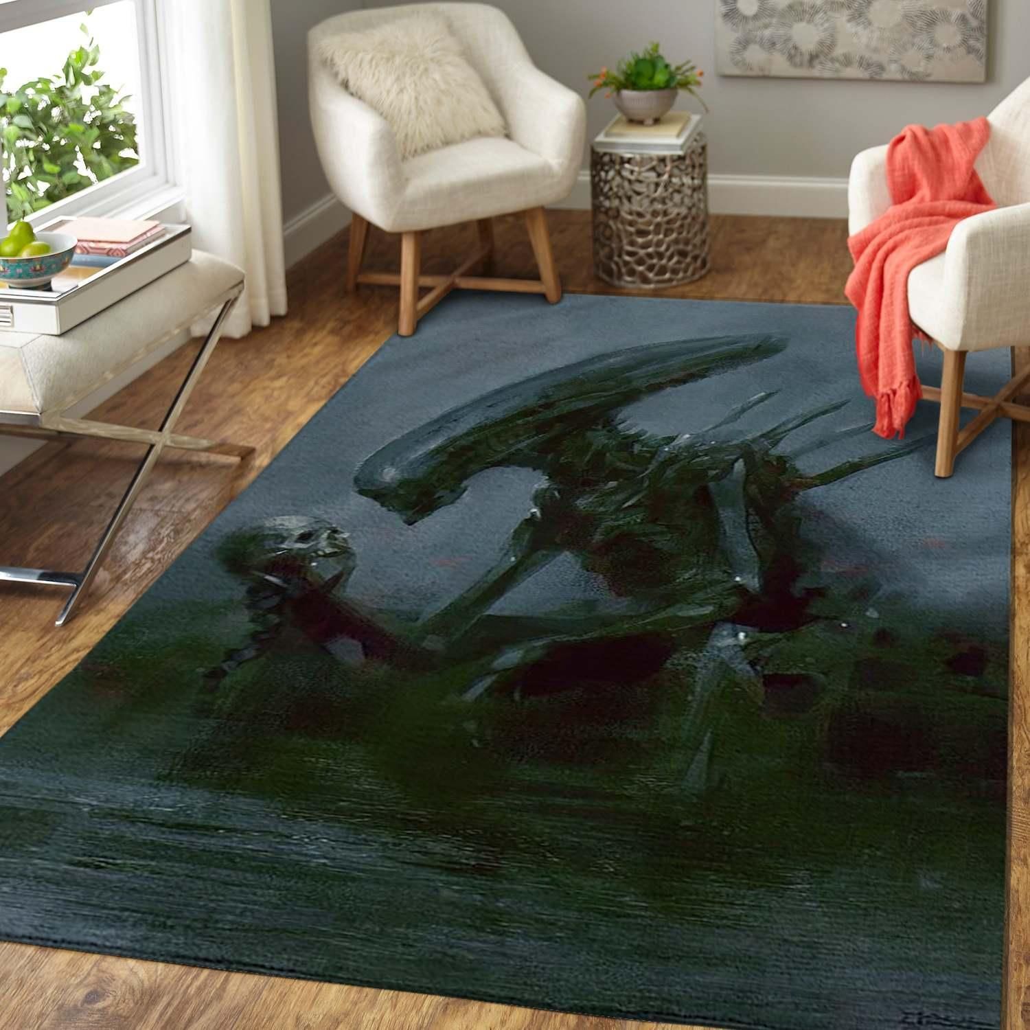 Aliens Predator Area Rug Carpet