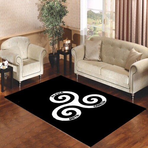 Alpha Beta Omega Teen Wolf Living room carpet rugs