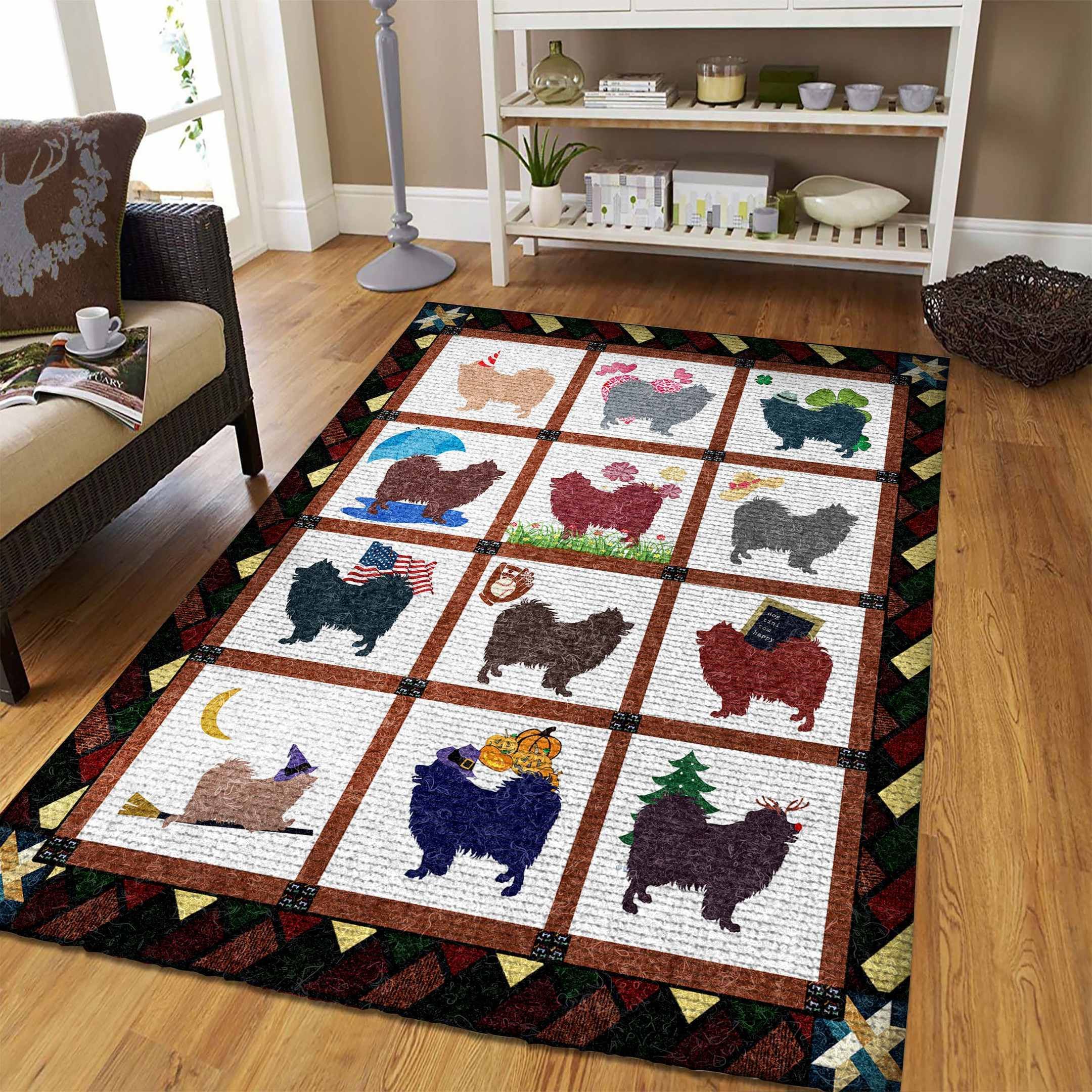 American Eskimo AI49967 Rug Carpet