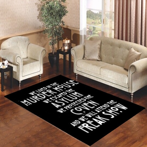 American Horror Story Asylum Living room carpet rugs