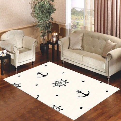 Anchor 5 Logo Living room carpet rugs