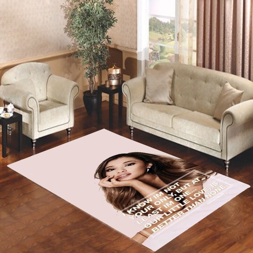 Ariana Grande lyrics Living room carpet rugs