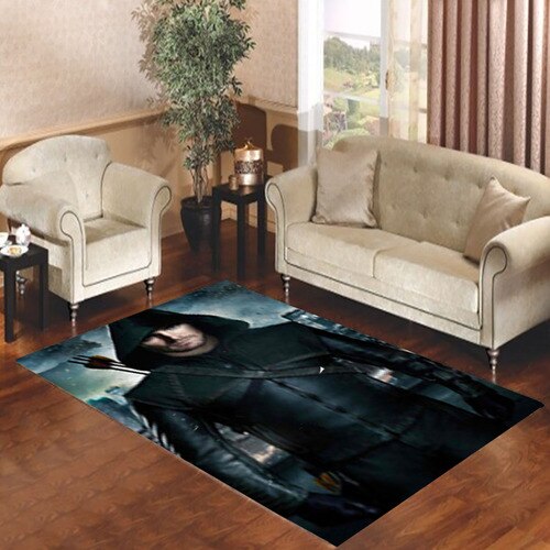 Arrow Oliver Queen Stephen Amell Wicked Town Living room carpet rugs