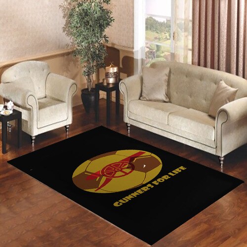 Arsenal Gunners for Life Living room carpet rugs