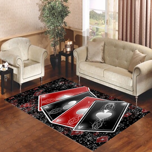 As Card Poker Living room carpet rugs