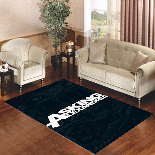 Asking Alexandria Metal Band Living room carpet rugs