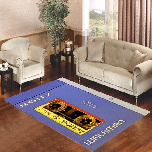 Awesome Mix Tape Vol 1 Sony Walkman Living room carpet rugs