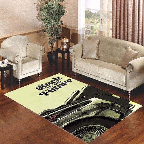 BACK TO THE FUTURE POSTER ART Living room carpet rugs