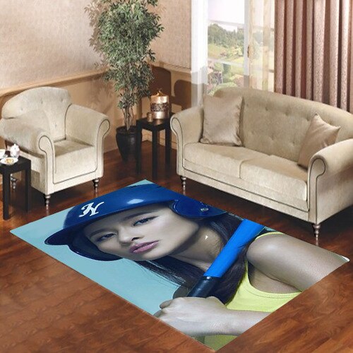 BASEBALL GIRL Living room carpet rugs