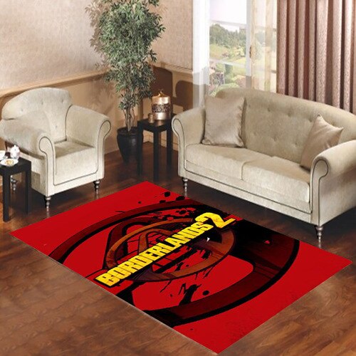 BORDERLANDS 2 LOGO Living room carpet rugs