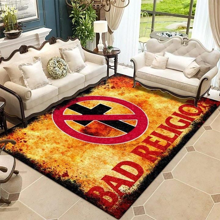 Bad Religion Area Rug / Music Rug Carpet