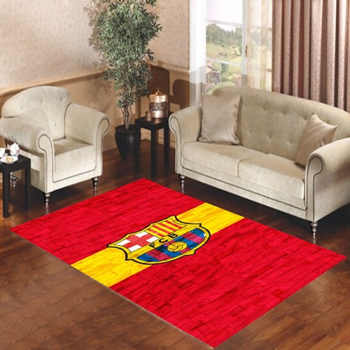 Barcelona Soccer Logo Brick Living room carpet rugs