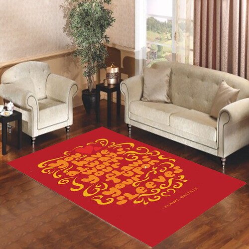 Bastille Lyric Flaws Living room carpet rugs