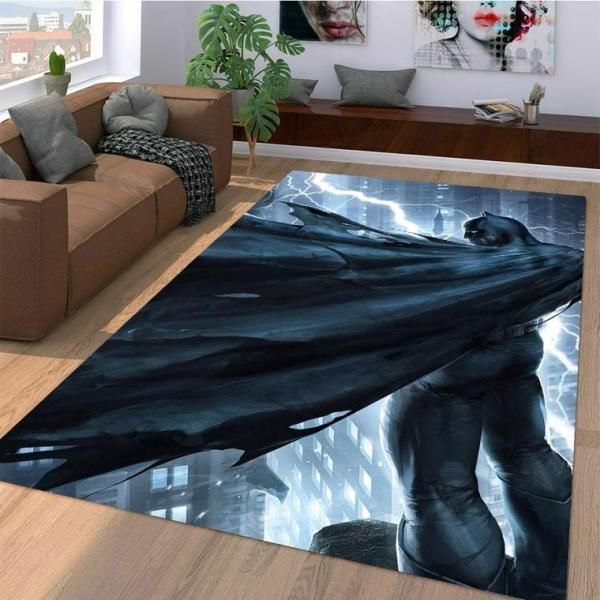 Batman Area Rug, Superhero Movie Floor LB33546 Rug Carpet