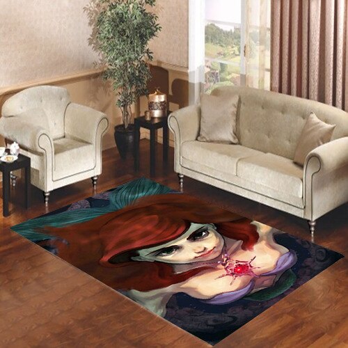 Beautiful Ariel The Little Mermaid 2 Living room carpet rugs