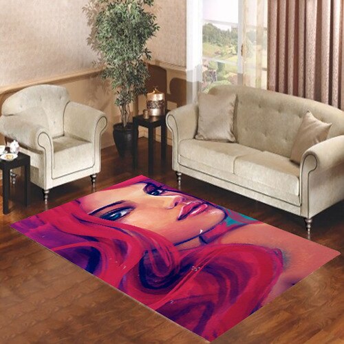 Beauty Hair Ariel Little Mermaid Living room carpet rugs