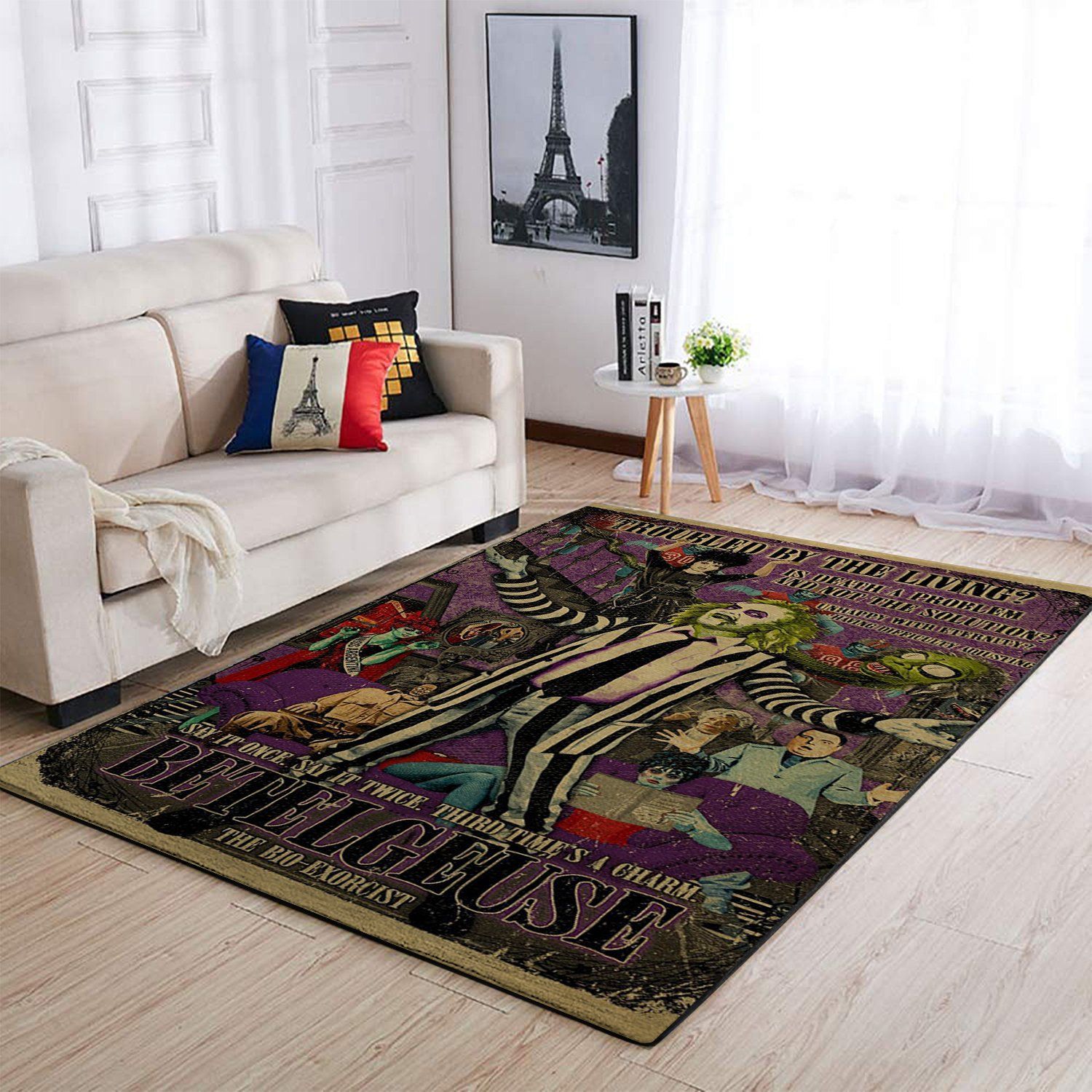 Beetlejuice Area Rug, Movie Floor Carpet