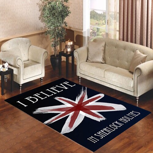 Believe in Sherlock Holmes Living room carpet rugs