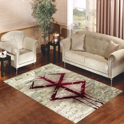 Bersek Stigma symbol Living room carpet rugs