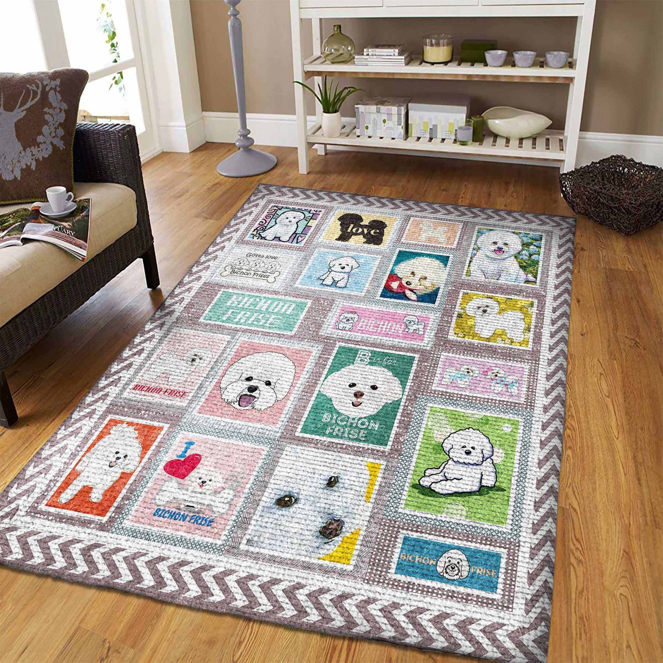 Bichon Frise Rug Carpet