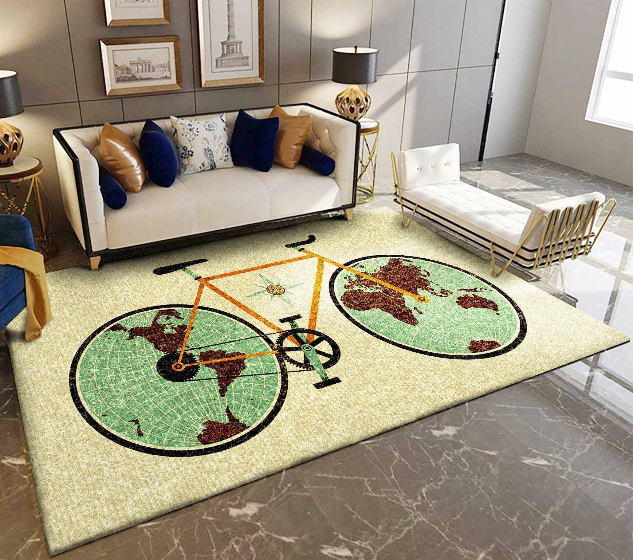 Bicycle Rug Carpet