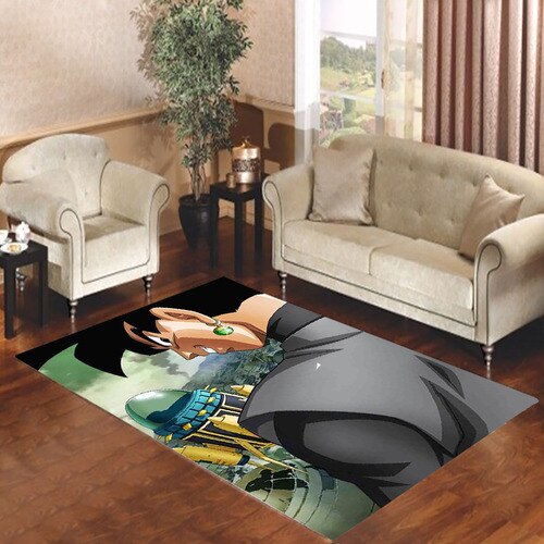 Black Goku Dragon Ball Super Living room carpet rugs