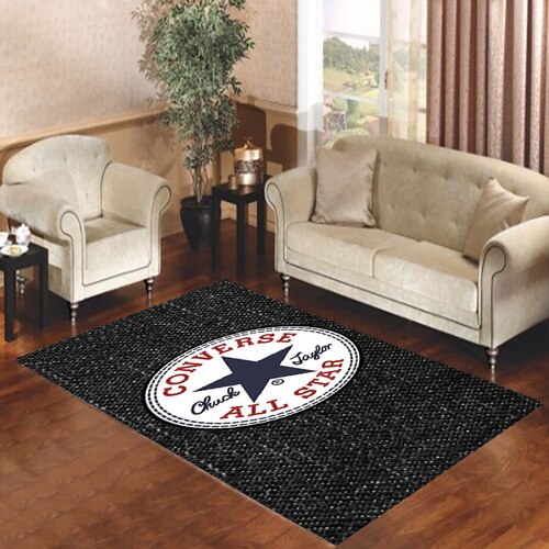 Black Jeans Texture Converse Living room carpet rugs