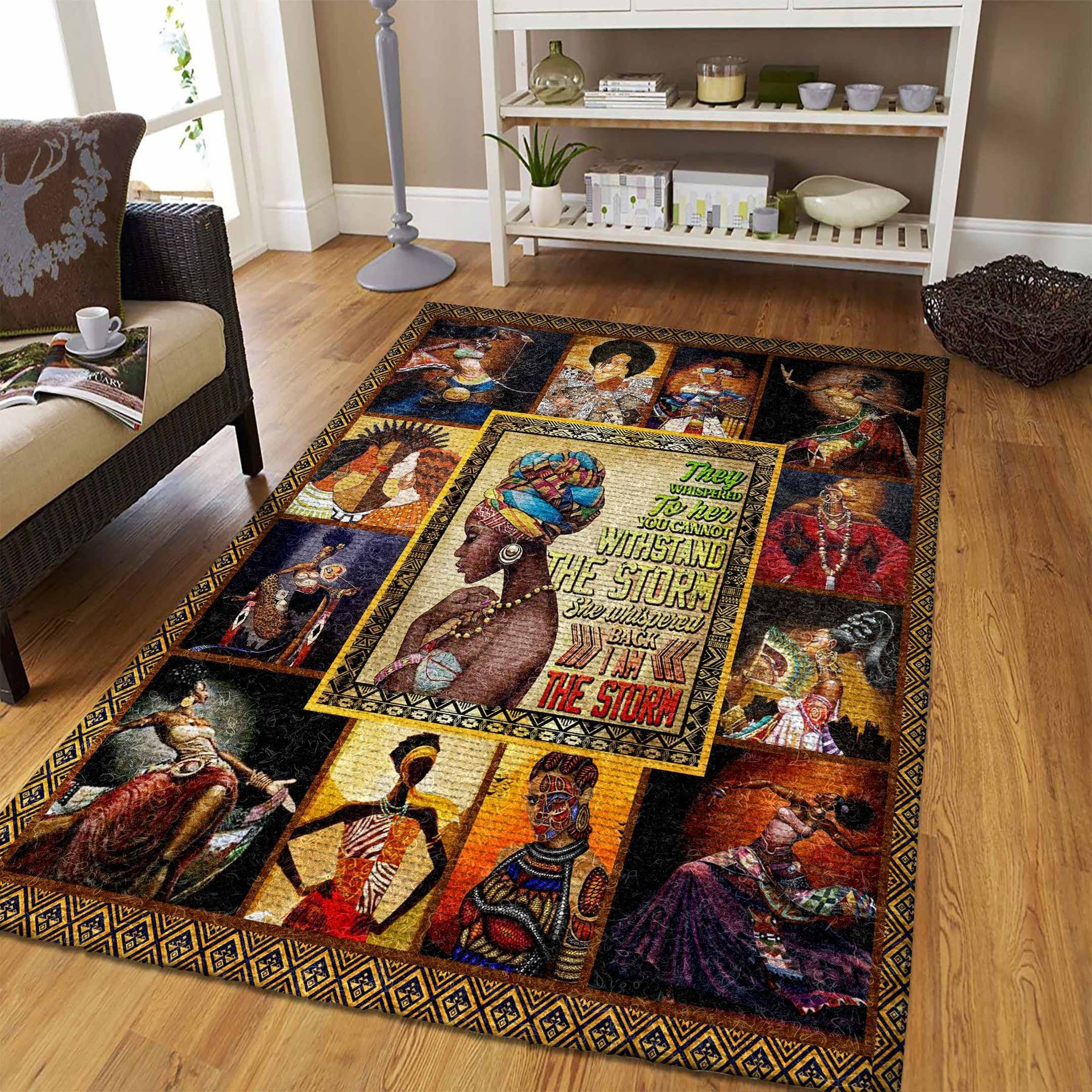 Black Woman Rug Carpet