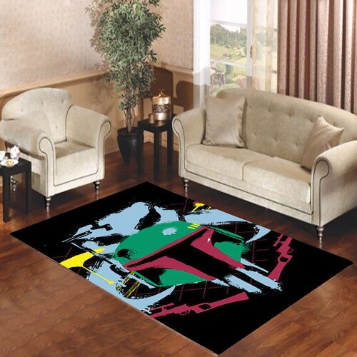 Boba Fett 3 Living room carpet rugs