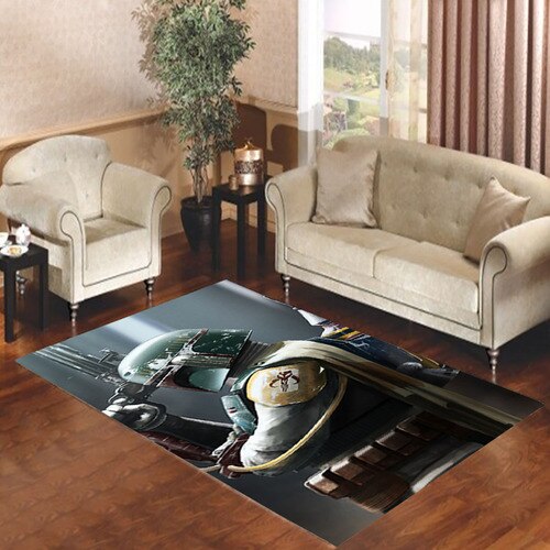 Boba Fett And Jango Fett Living room carpet rugs