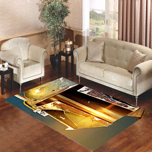 Boba Fett Helmet Living room carpet rugs