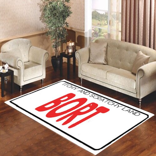 Bort License Plate Cover Living room carpet rugs