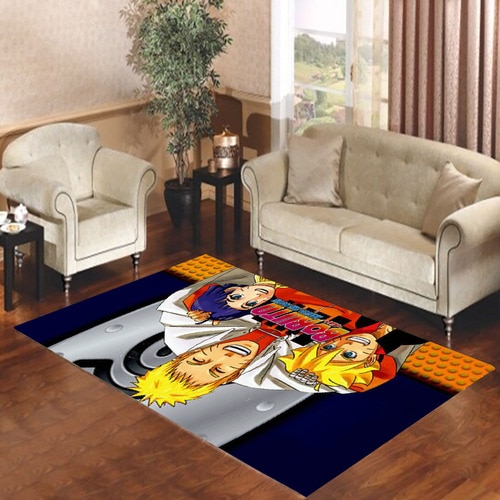 Boruto uzumaki family Living room carpet rugs