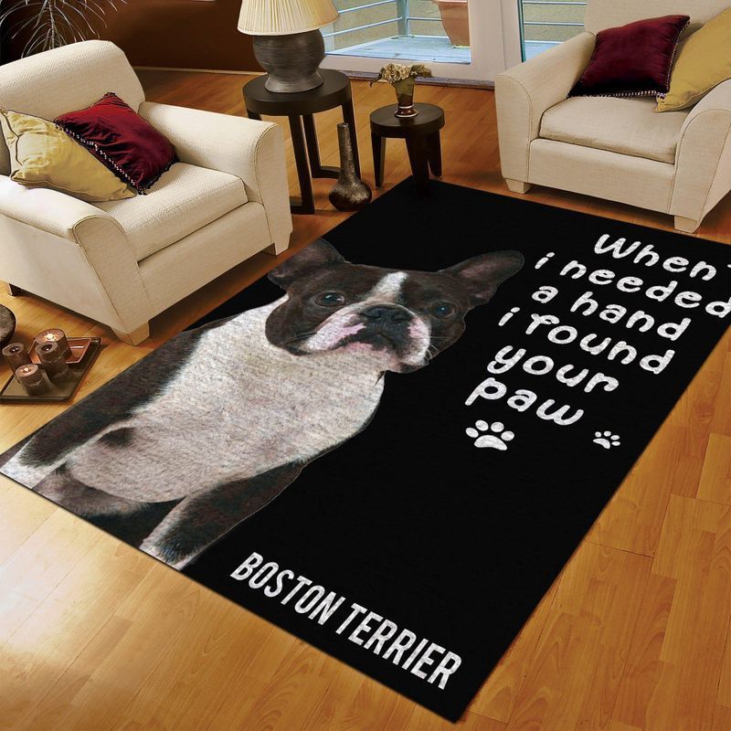 Boston Terrier Cute Rug Carpet